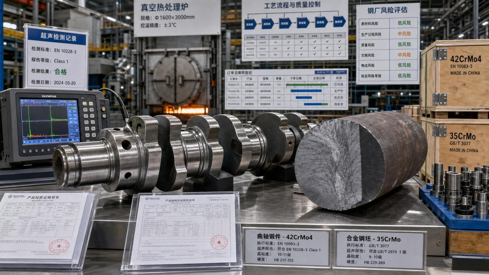 Crankshaft Steel Sourcing Asia: How to Compare Grades, Lead Times, and Mill Risk