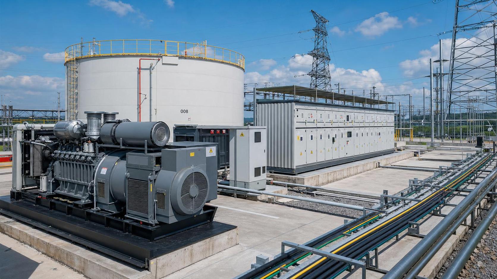 Utility-Scale Emergency Power for Utility Yards: Cost vs Runtime
