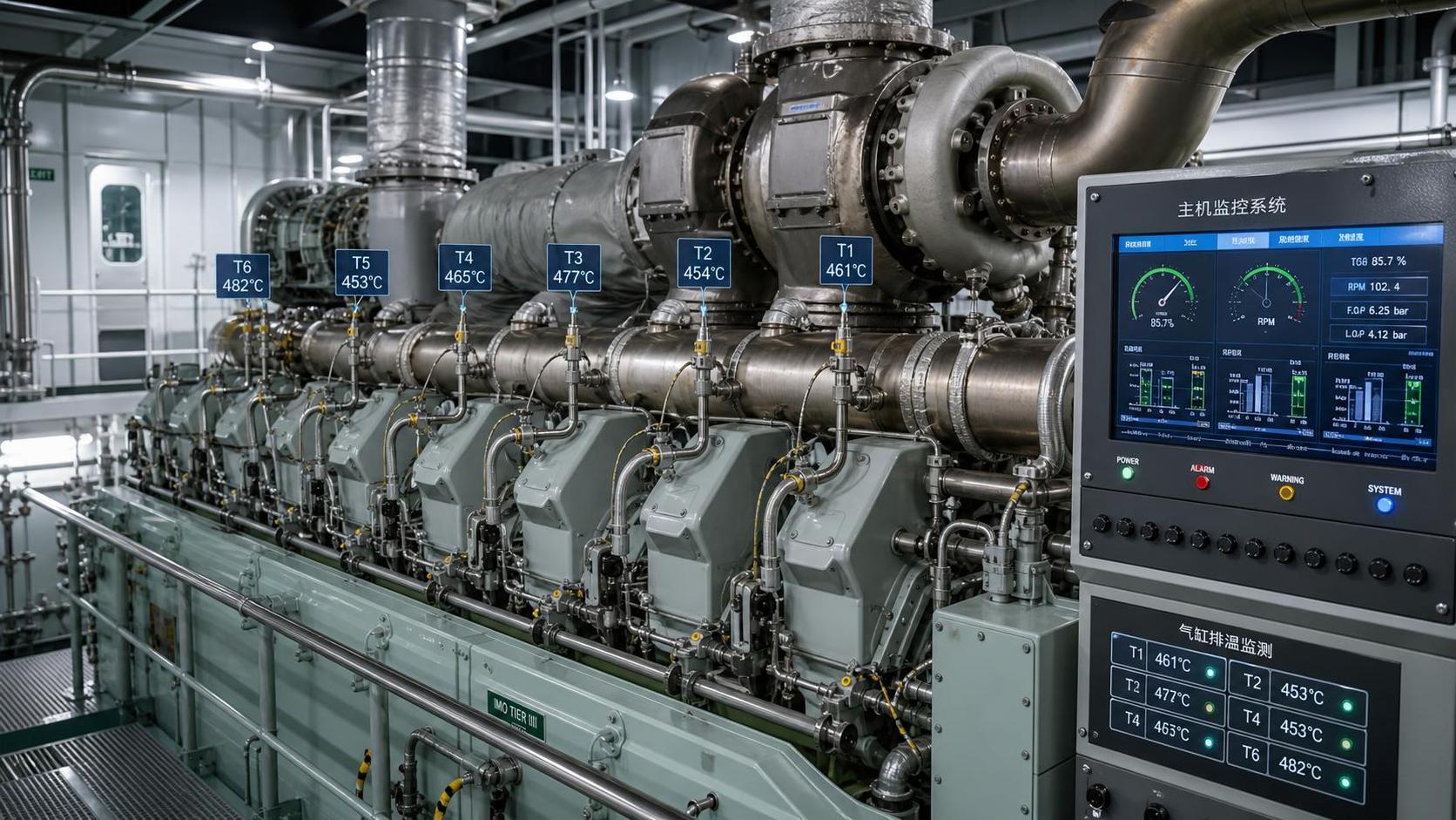 Marine Exhaust Gas Temperature Benchmarks: Safe Ranges and Warning Signs
