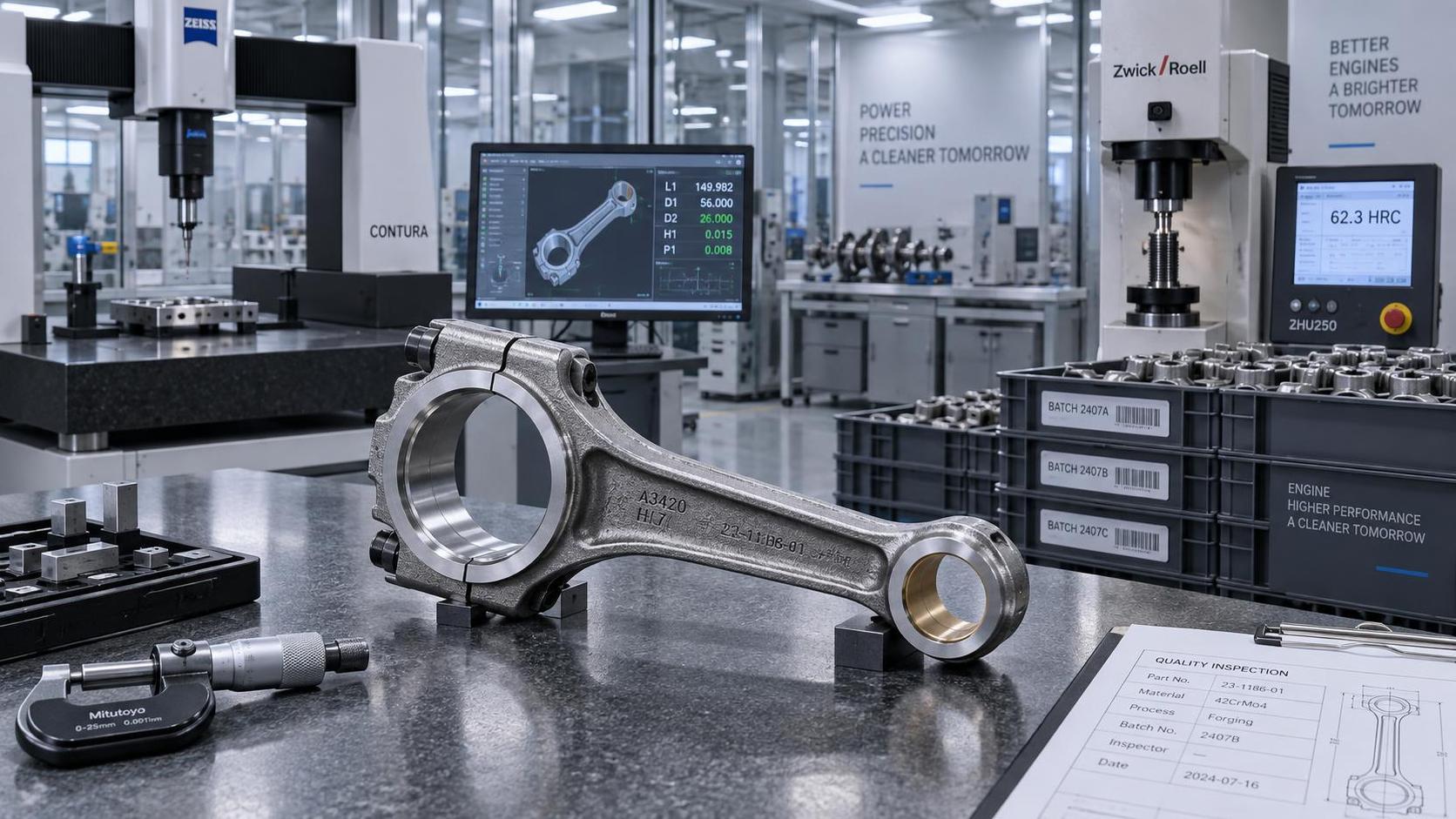 What to verify before selecting a precision-forged connecting rod manufacturer
