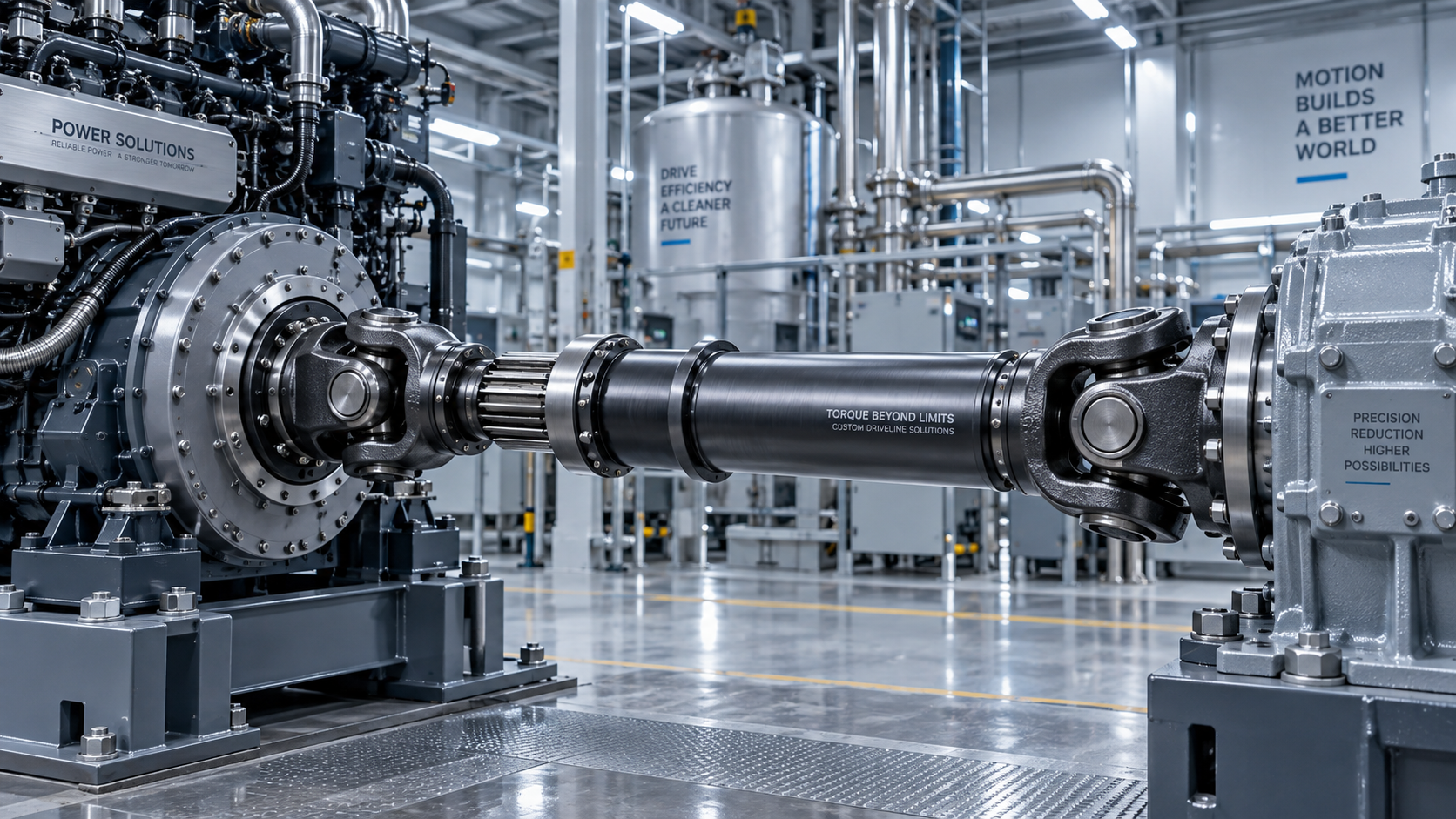 When do custom drive shafts reduce vibration in high-torque systems?