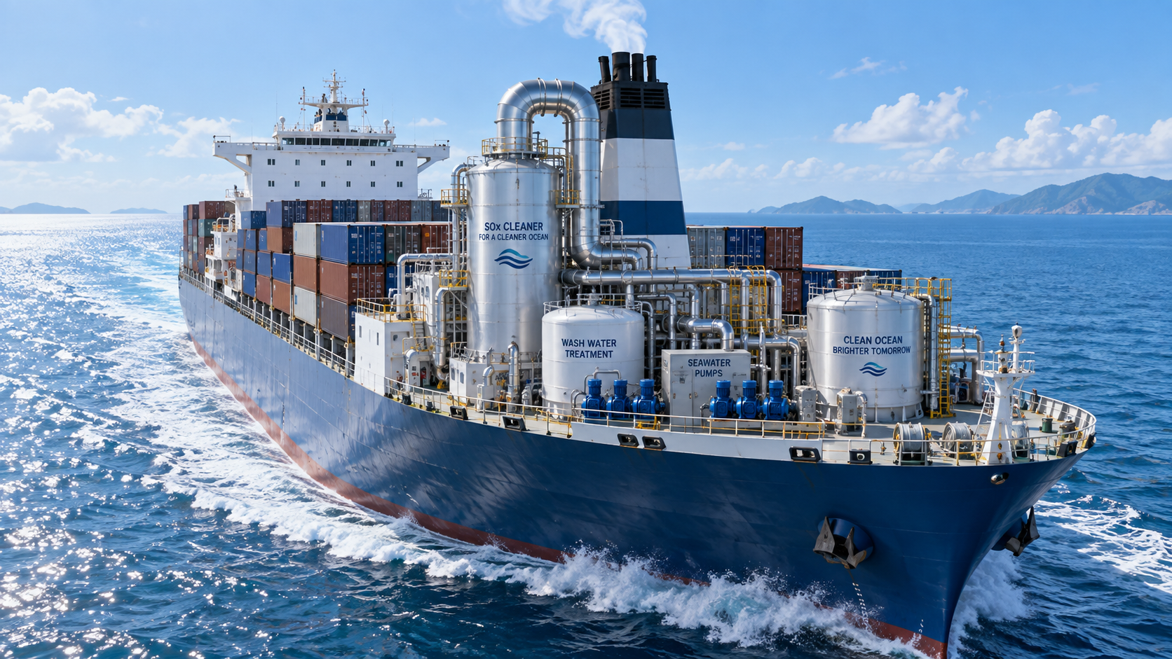 Marine Exhaust Cleaning Options for Meeting Sulfur Limits at Sea