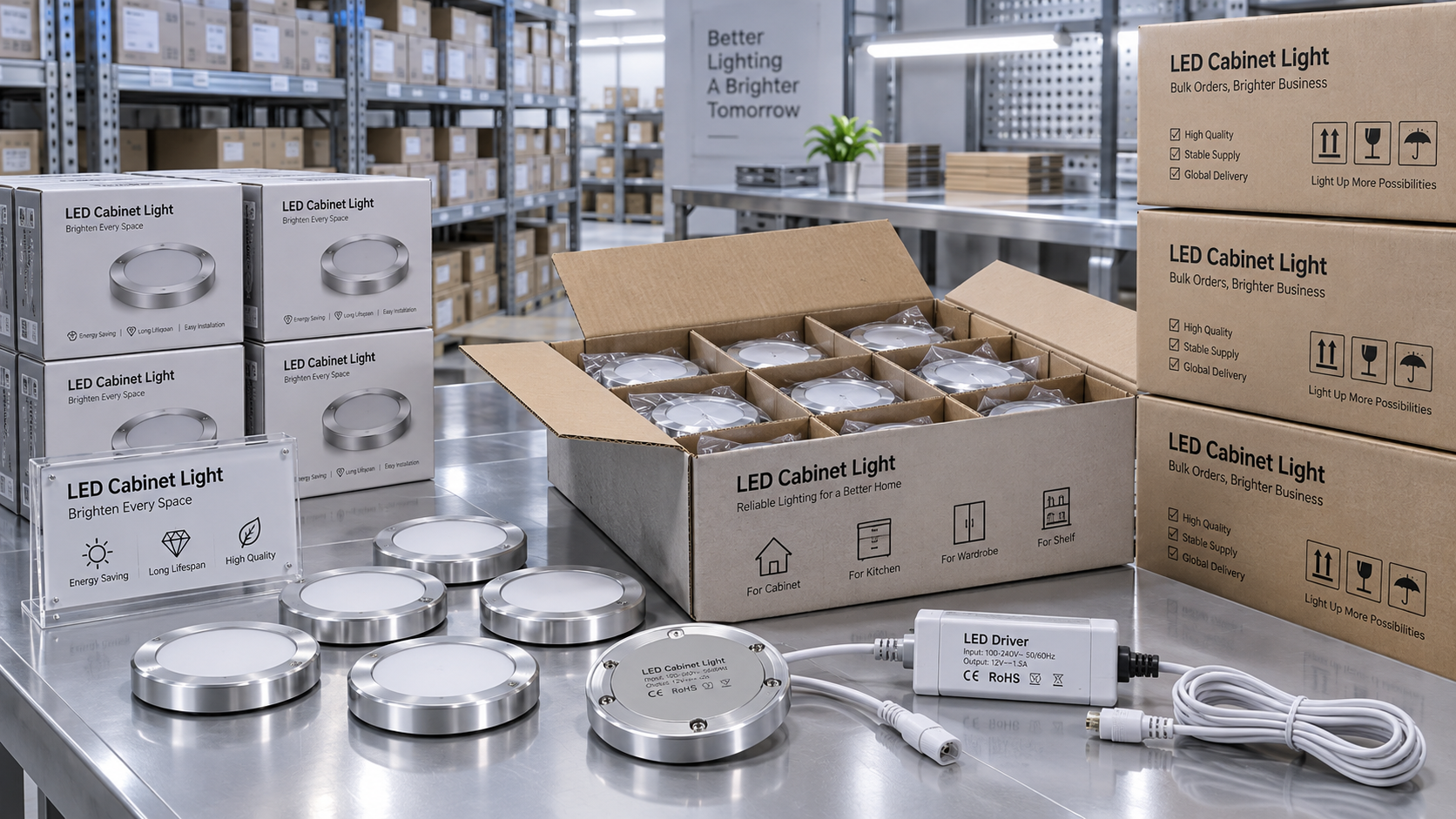 How minimum order quantities affect wholesale puck light pricing