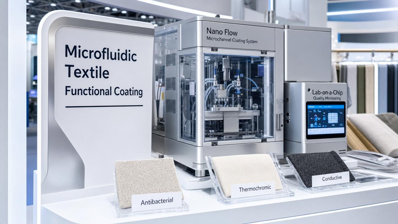 2026柯桥纺博会 Launches Microfluidic Textile Functional Coating Zone 2026柯桥纺博会 Launches Microfluidic Textile Functional Coating Zone