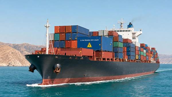 Hormuz Strait Temporary Fee Hike: +USD 1,120/TEU for Li-ion Robotic Arm Liquid Cargo