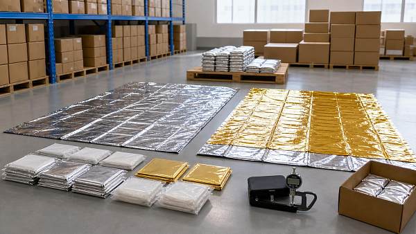 What drives wholesale emergency blankets pricing?