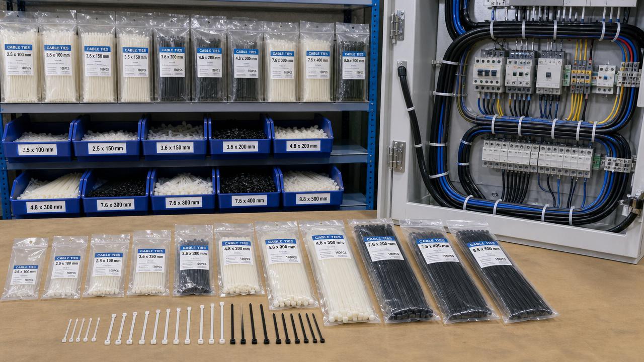 Nylon Cable Ties Bulk Buying Guide: Sizes, Strength, and Storage