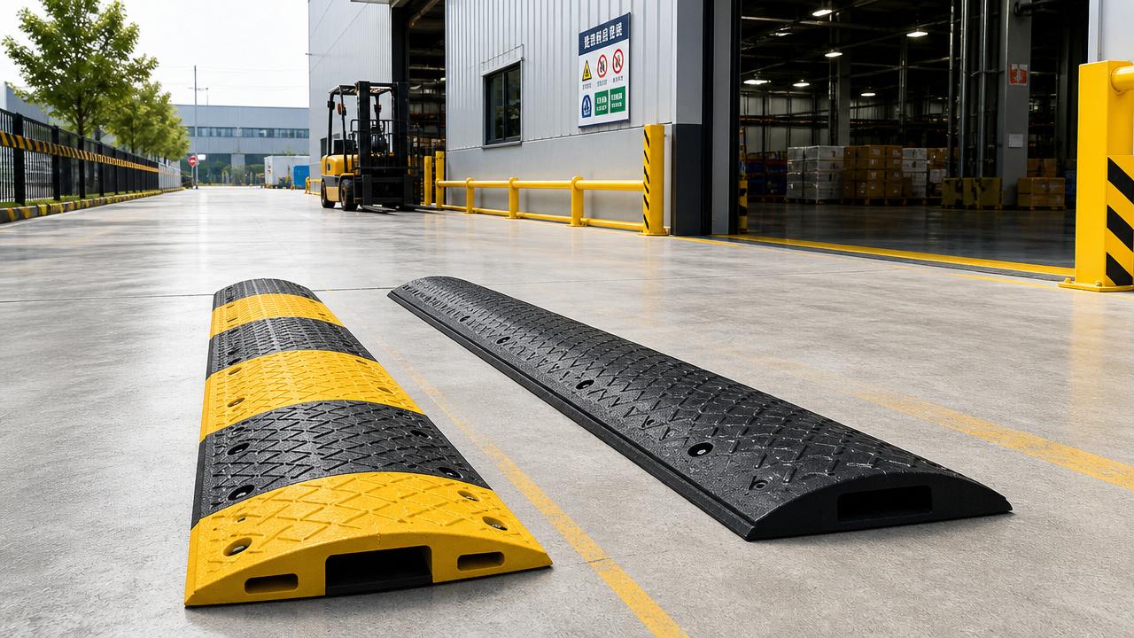 Plastic Speed Bumps vs Rubber Speed Bumps: Which Fits Your Site?