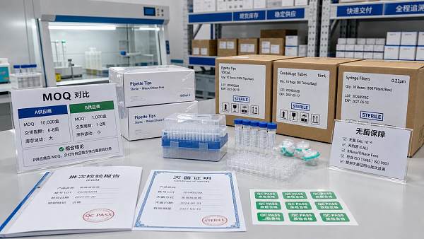 Lab Consumables Wholesale: How to Compare MOQ, Sterility, and Supplier Reliability
