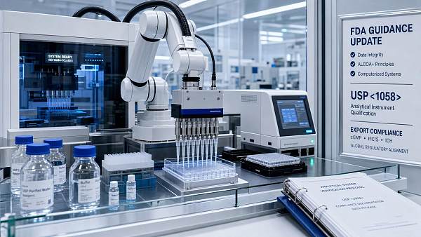 FDA Sets USP <1058> A-Level Validation for Robotic Arm Liquid Systems