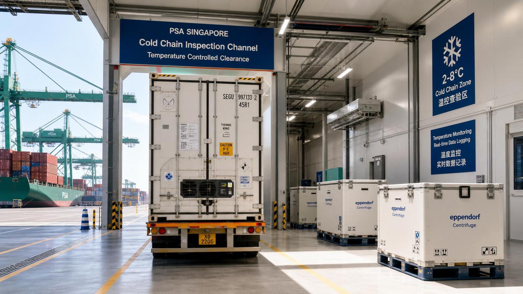 PSA Singapore Opens Bio-Cold Lane, Cuts Clearance Time 40%