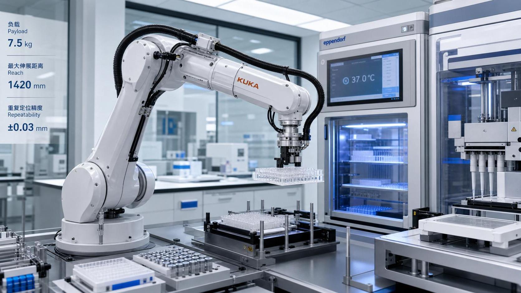 Robotic Arm Payload and Reach Benchmarks: How to Compare Specs for Lab Automation