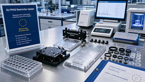 EU REACH Annex XVII Tightens PFAS Elastomer Limit for Droplet Generators