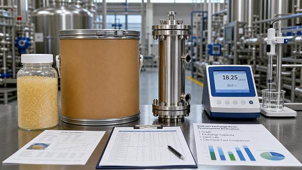 Ion Exchange Resin Bulk Buying Guide: How to Compare Grade, Capacity, and Cost