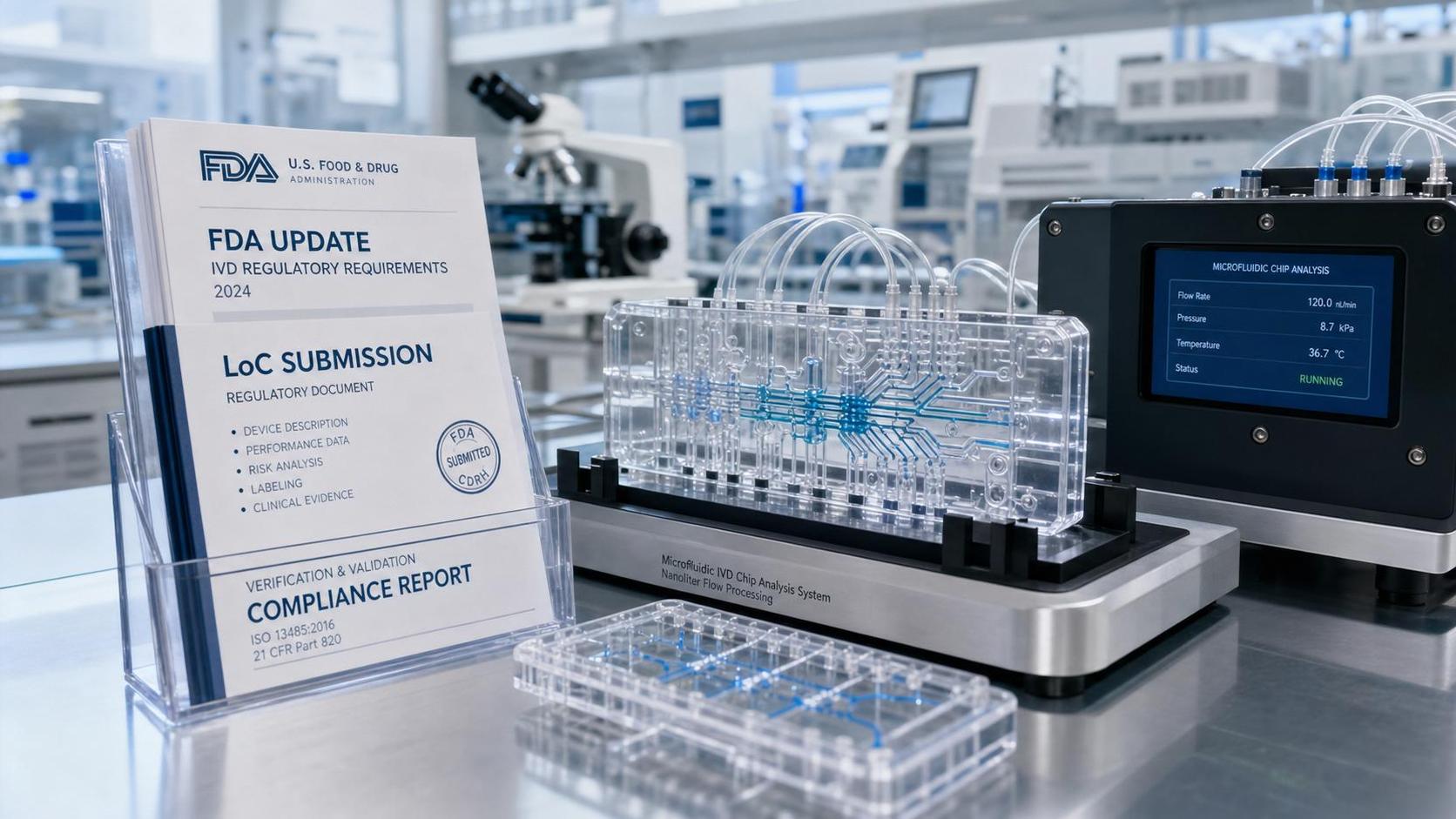 FDA Updates Microfluidic IVD Guide for LoC Filings