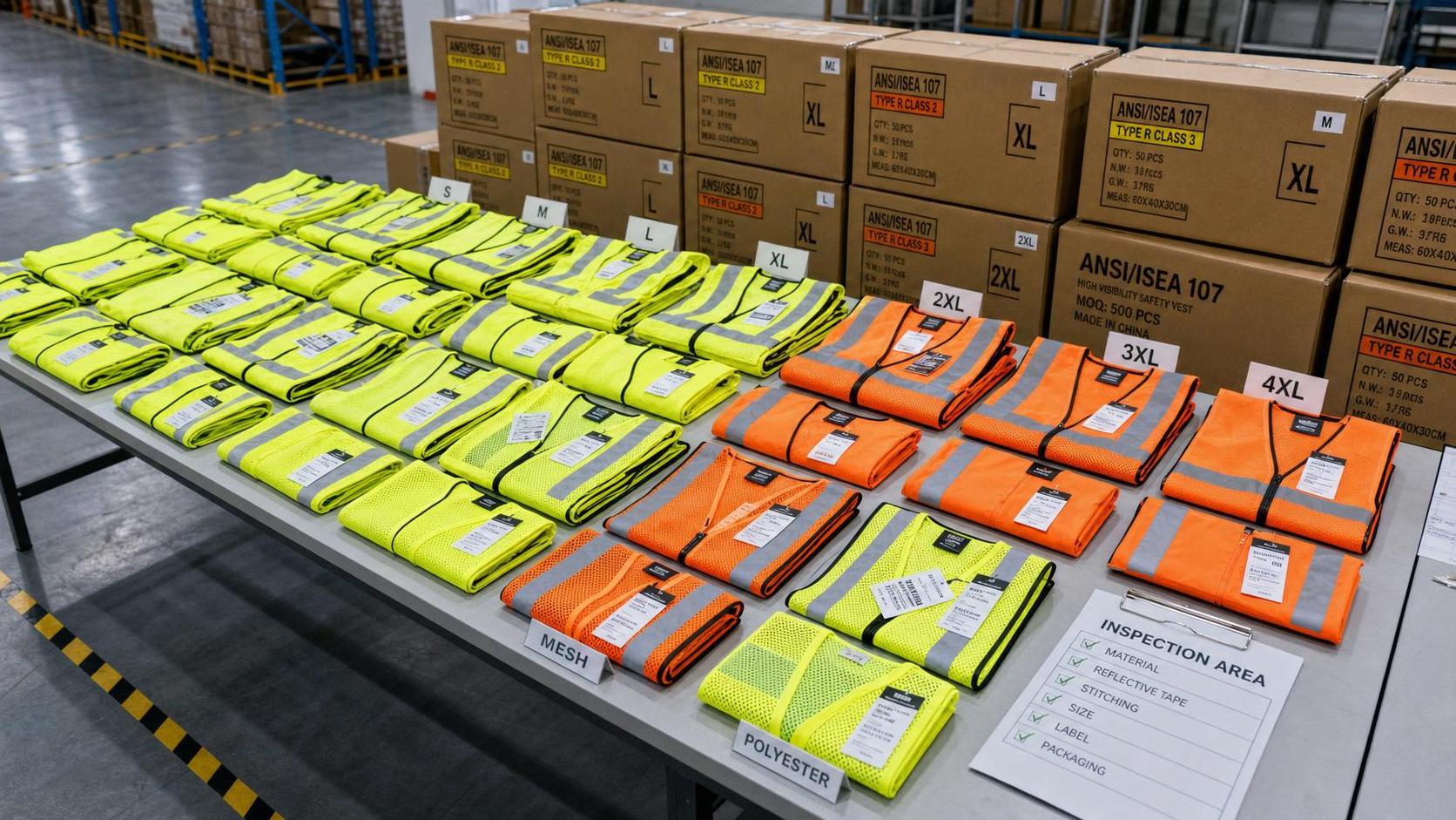How to Choose Reflective Safety Vests in Bulk: ANSI Classes, Sizing, and MOQ