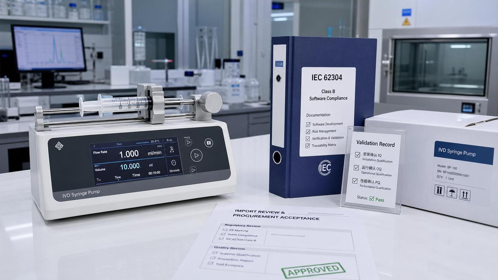 FDA Sets IEC 62304 Class B Bar for IVD Syringe Pumps
