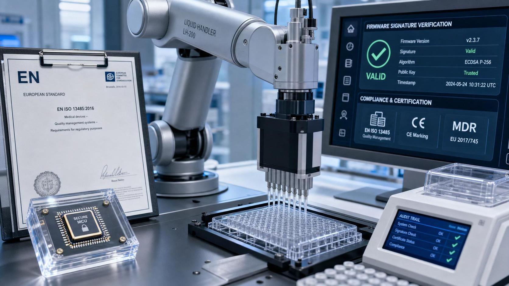 UL 2900-2-1 Addendum Tightens Checks for Liquid Handling Arms