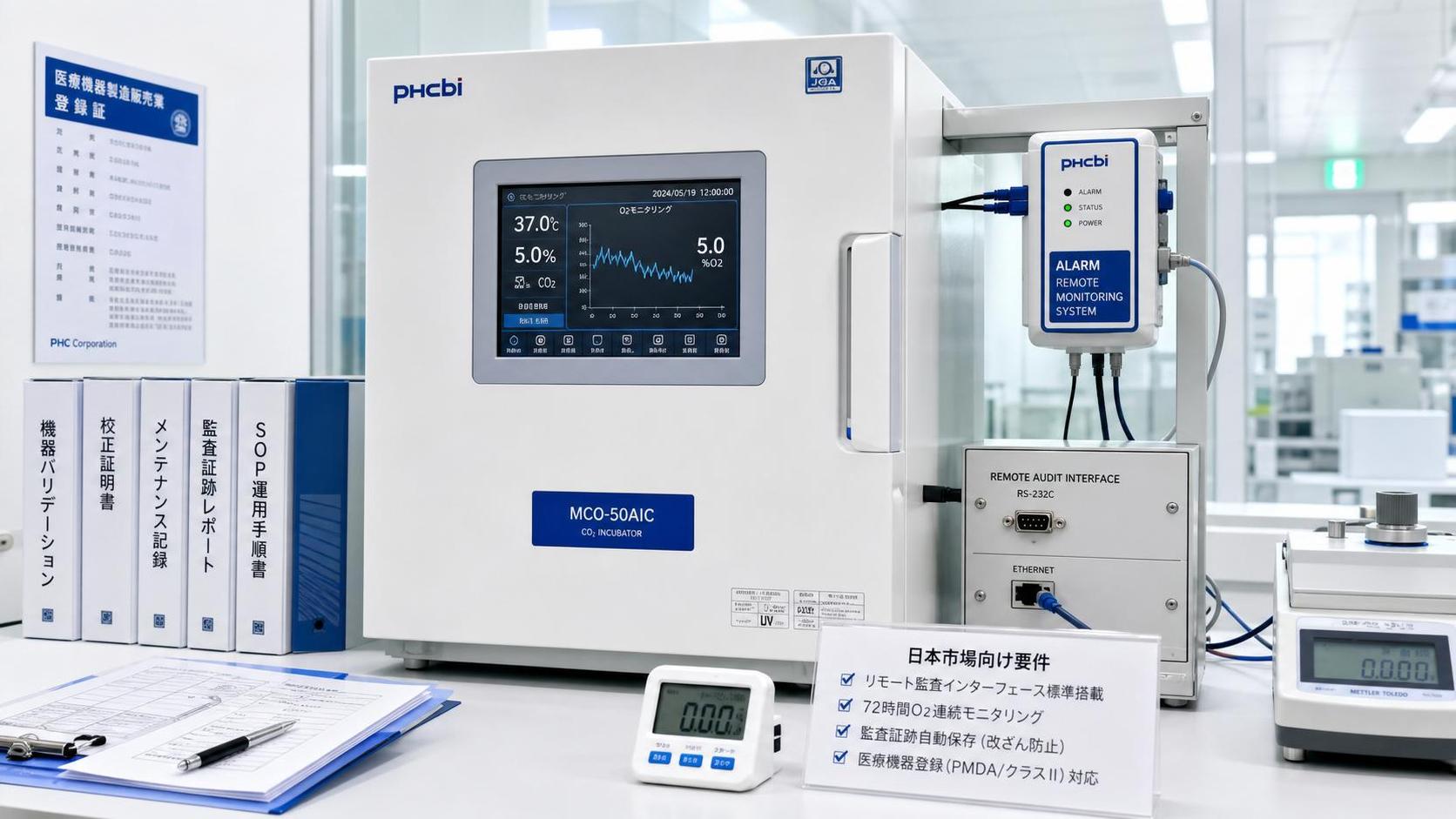 Japan Revises CO2 Incubator Rules for Remote O2 Drift Audits