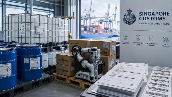 Singapore Customs launches AI valuation checks for Robotic Arm Liquid imports
