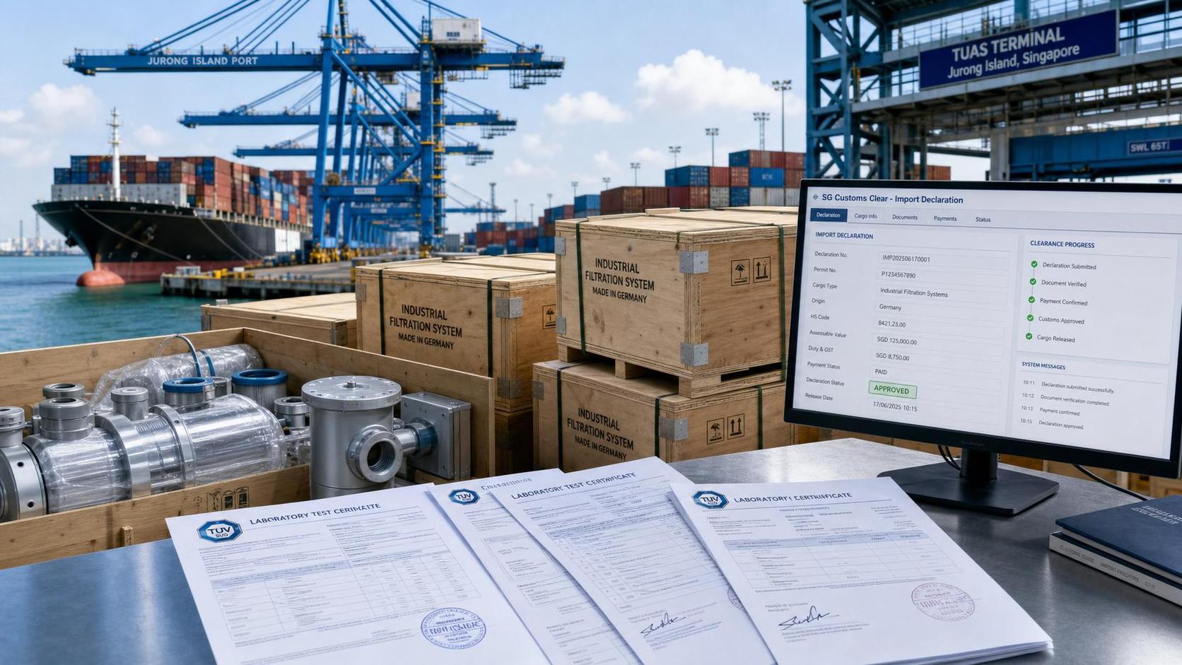 PSA Jurong Island Port Tightens Filtration Units Clearance