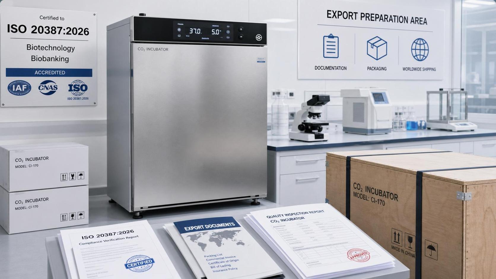 ISO 20387:2026 Adds CO2 Incubator Export Verification