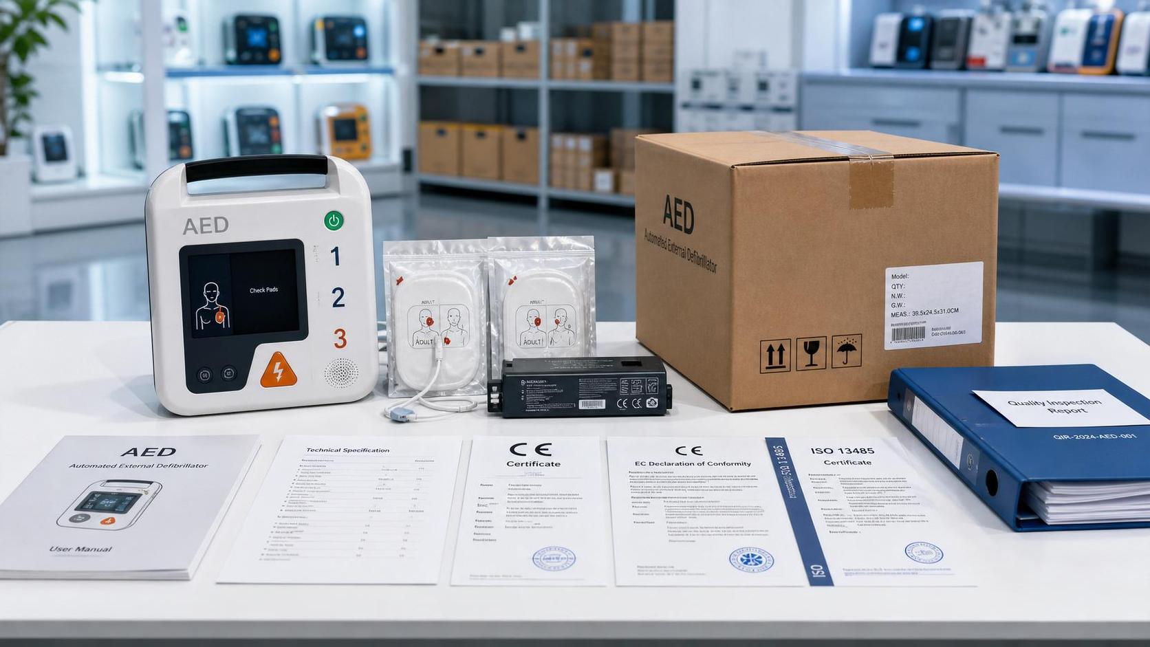 Defibrillator AED Wholesale Buying Guide: Certifications, Battery Life, and MOQ Explained