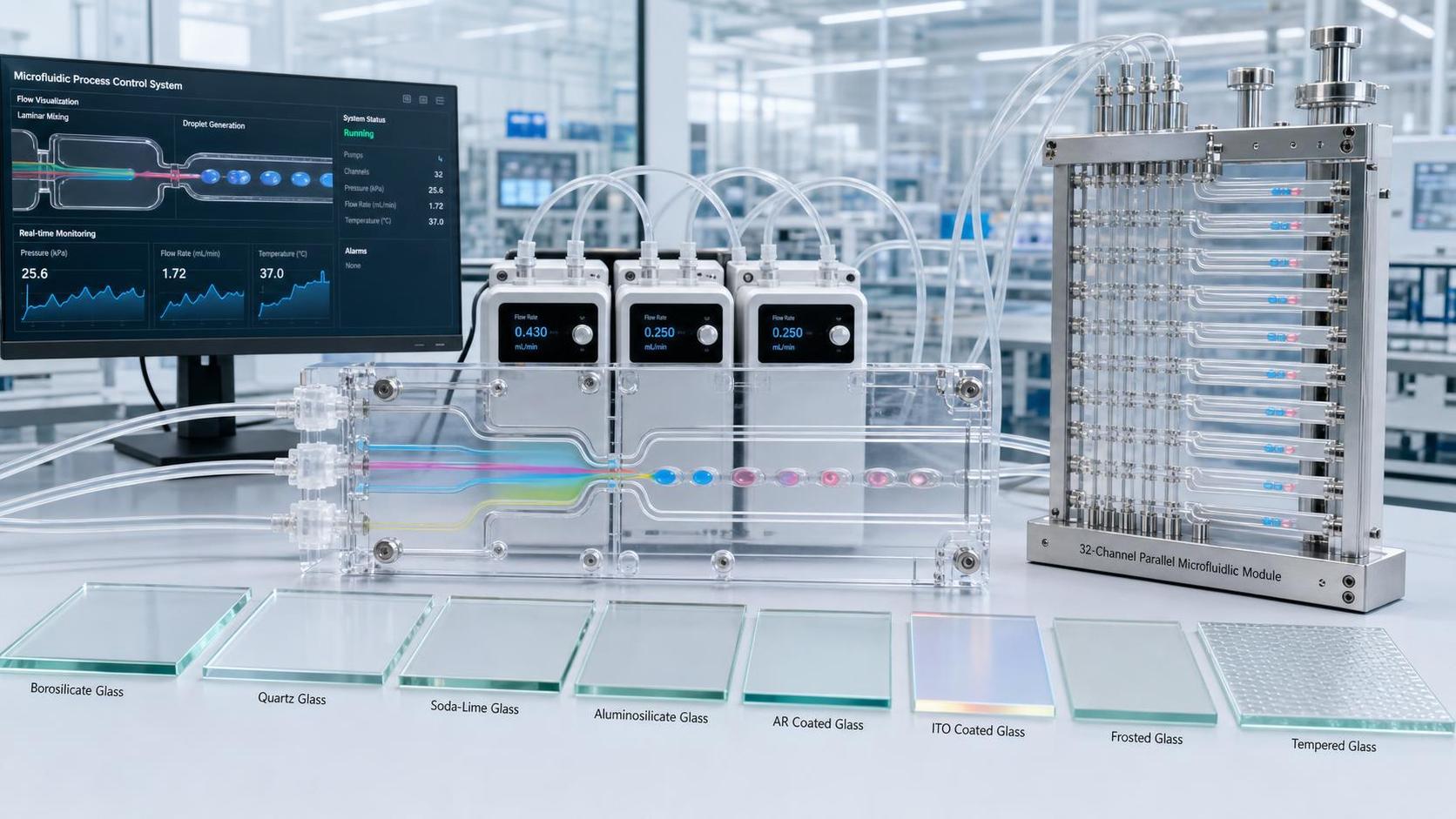 Microfluidic Engineering Design: Key Parameters, Material Choices, and Scaling Limits