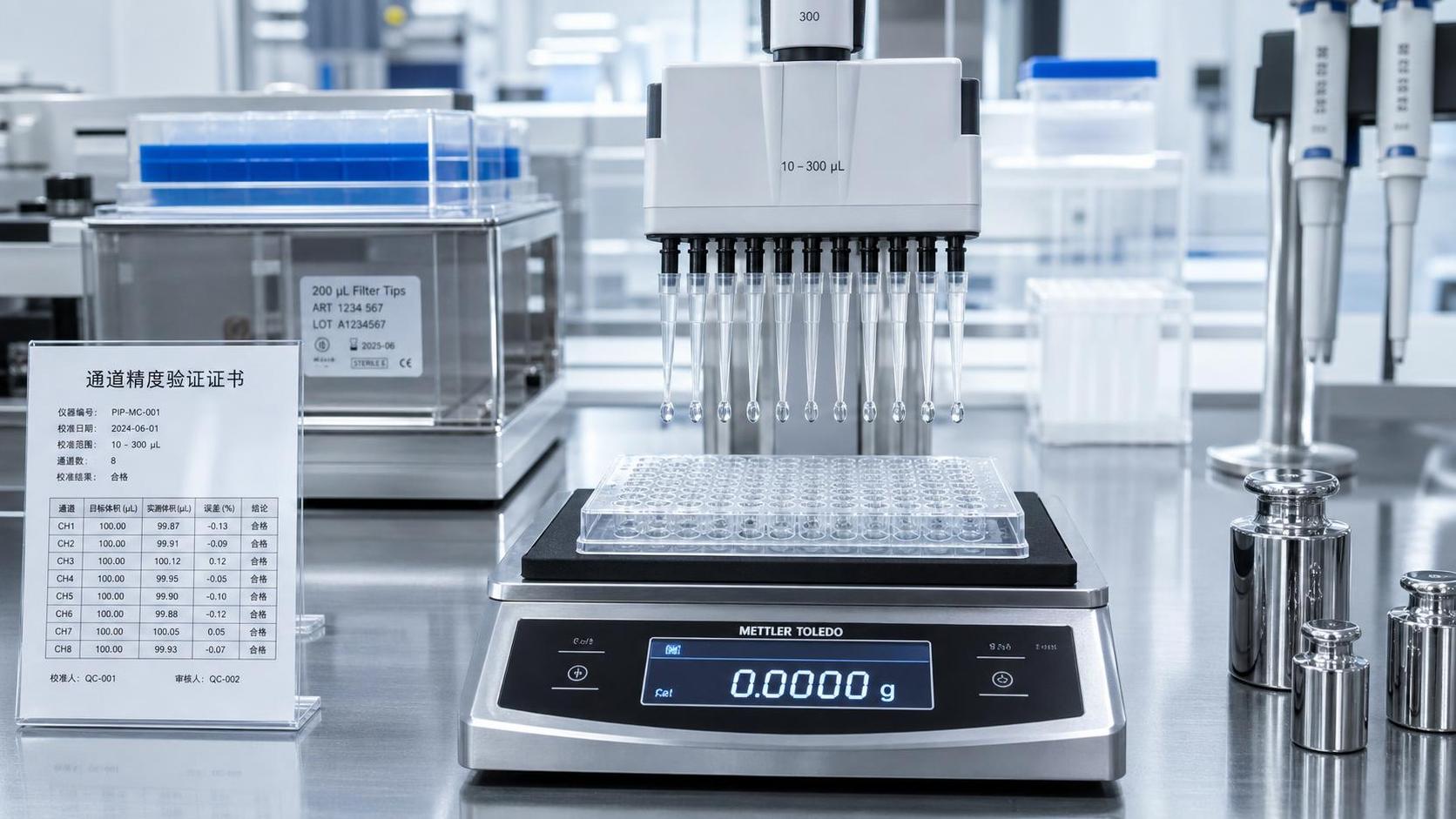 Multi Channel Pipette Calibration: How to Verify Accuracy Across All Channels