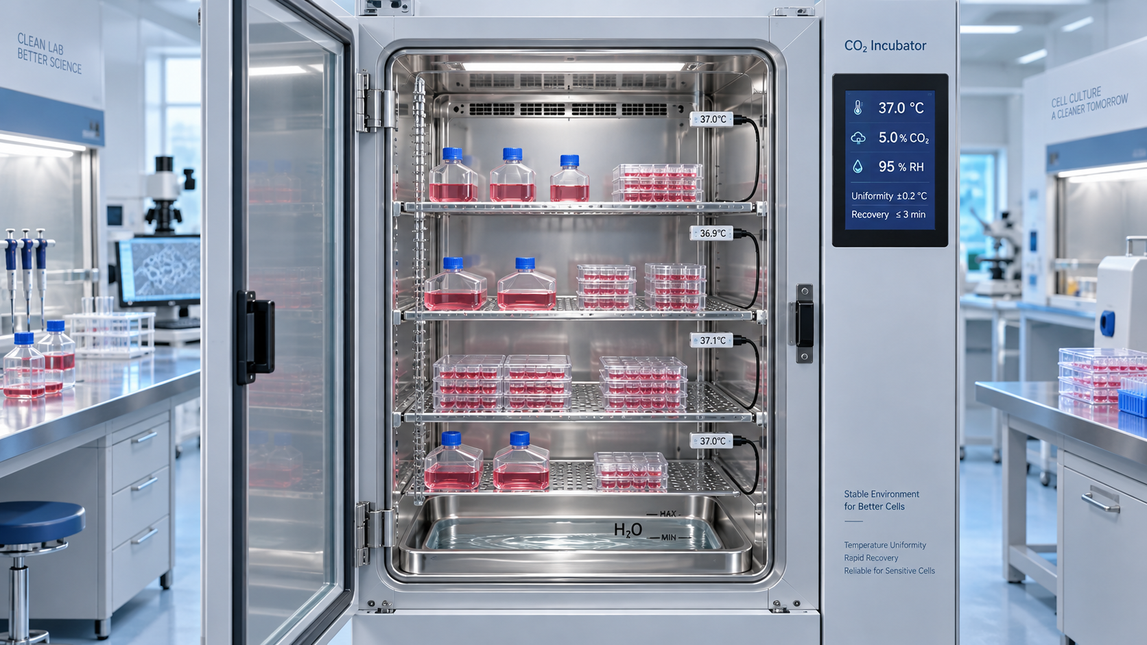 Which CO2 Incubator Specifications Matter for Sensitive Cell Lines?