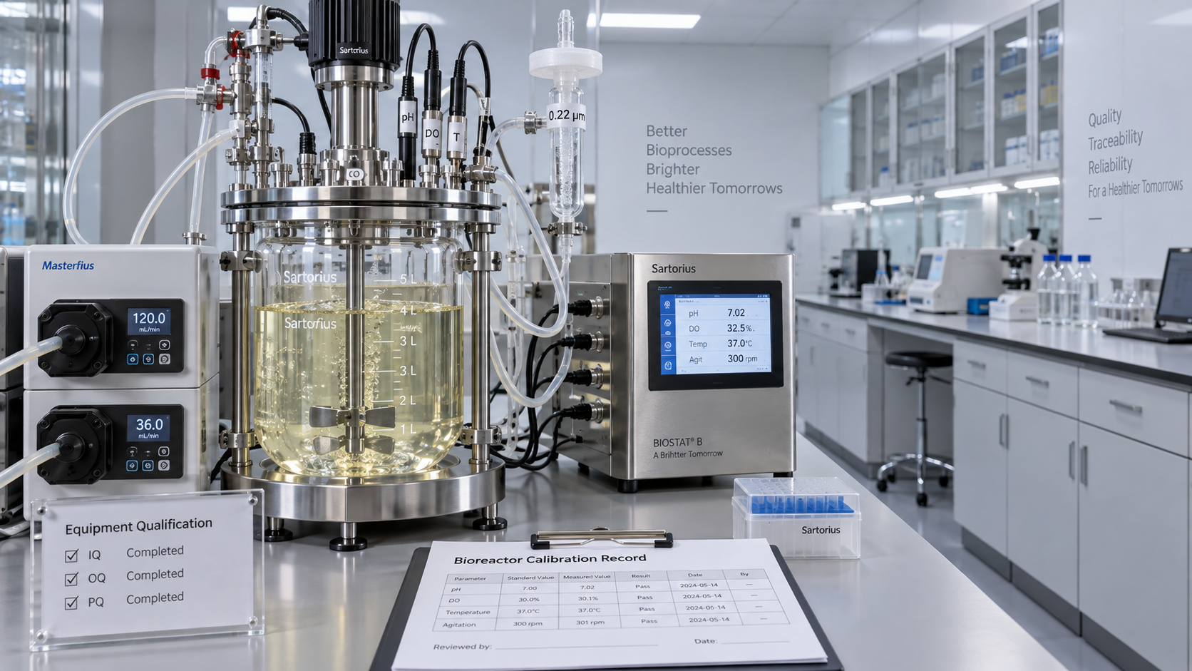 Lab-Scale Bioreactors for GMP Use: Qualification and Data Integrity