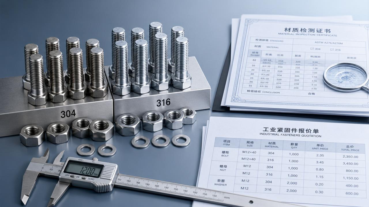 Stainless Steel Fasteners Wholesale: How to Avoid Overpaying for Grade