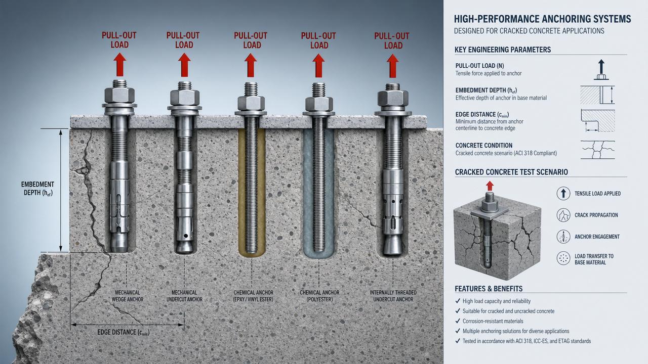 Anchor Pull-Out Strength Metrics That Matter in Concrete Fixing