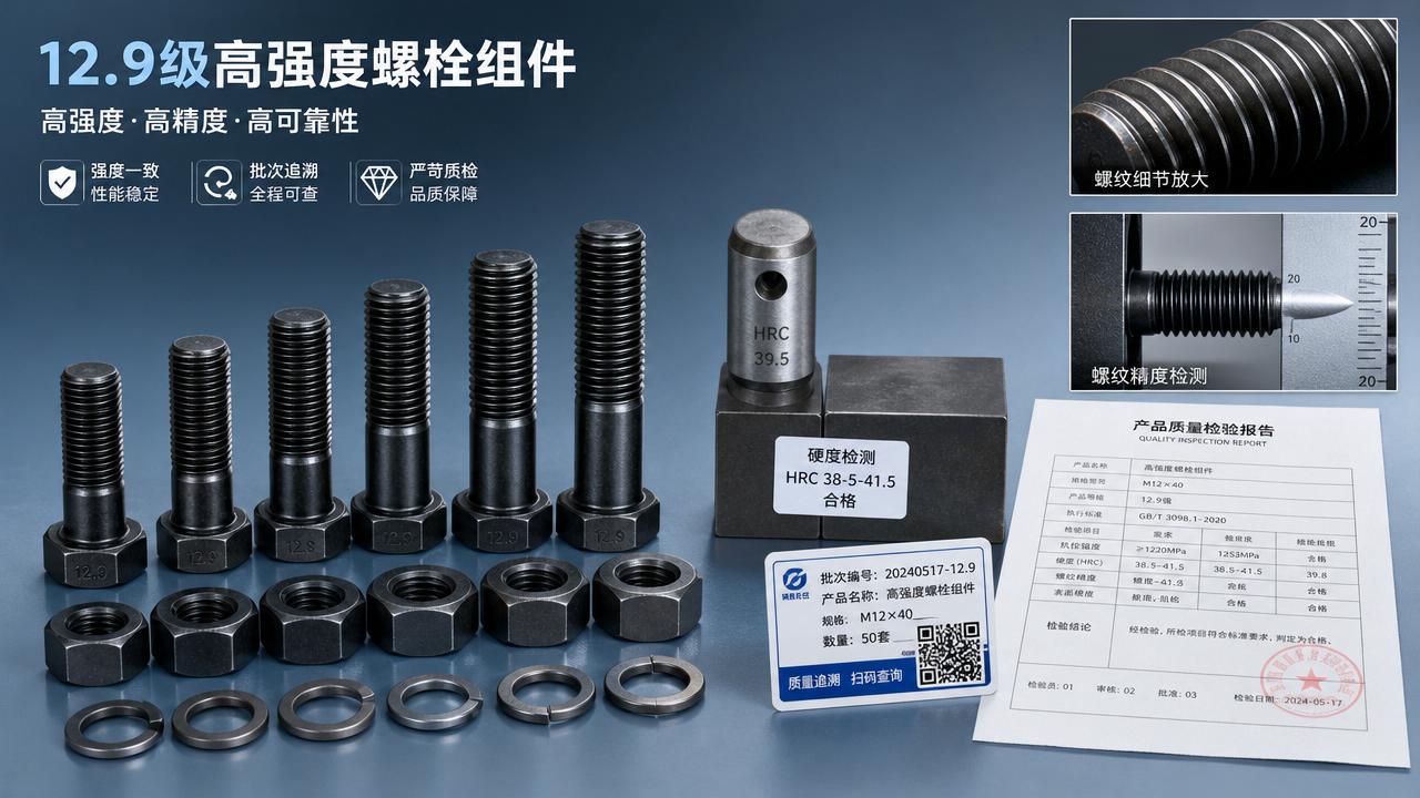 Wholesale Grade 12.9 Bolts: How to Judge Strength Consistency at Scale