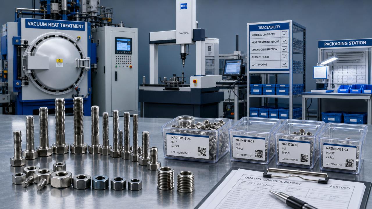 Aerospace Grade Fasteners Factory Standards That Affect Approval Risk