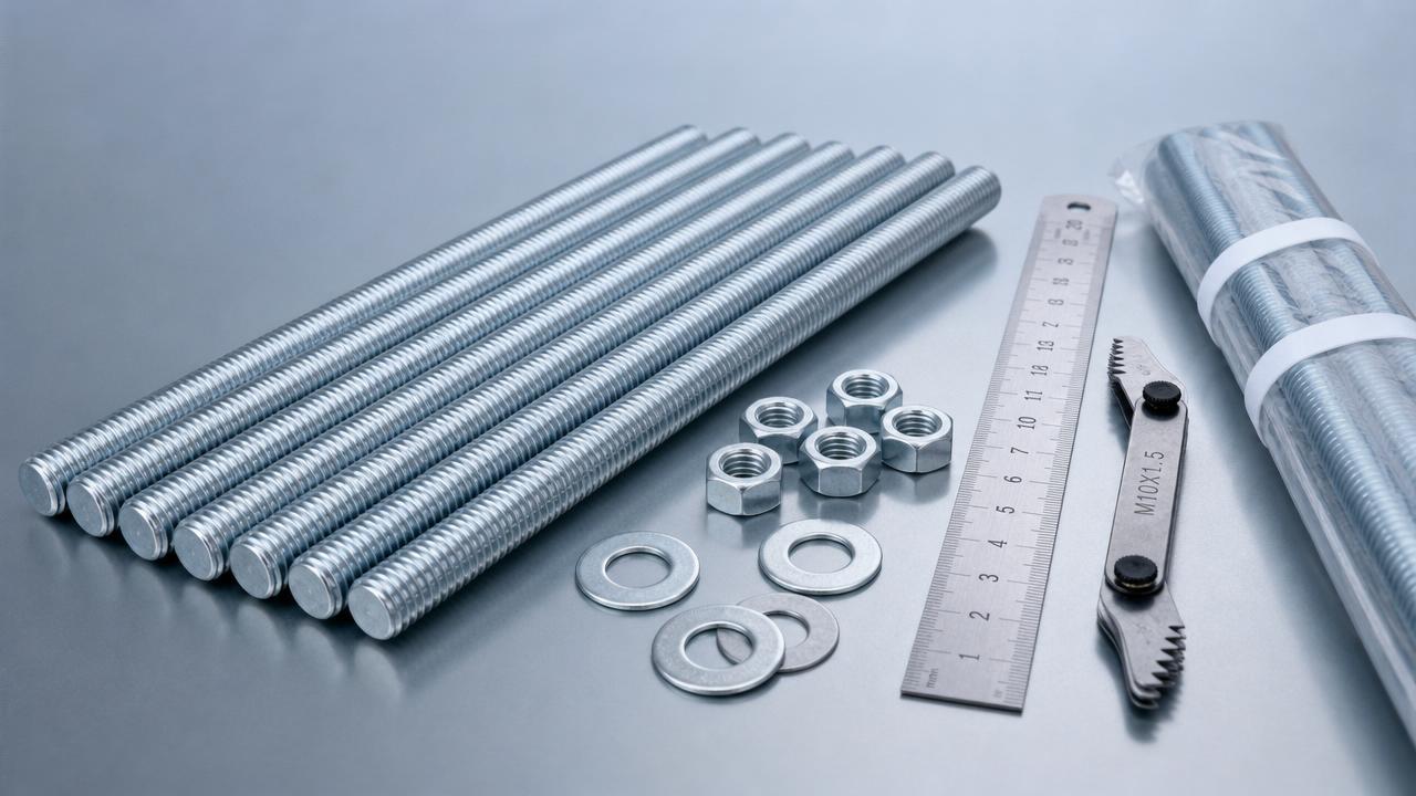 Threaded Rods Wholesale Supplier Comparison by Straightness and Zinc Finish