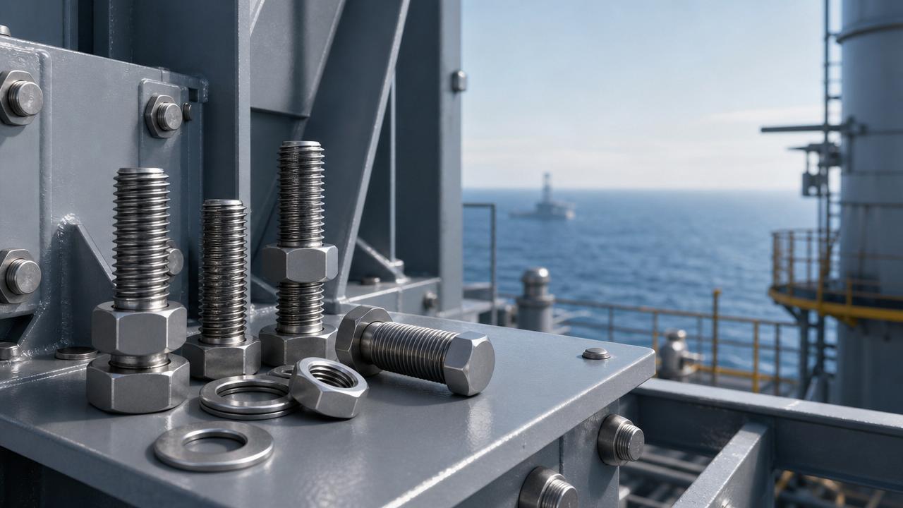 Titanium Structural Bolts Factory Options for Marine Structures