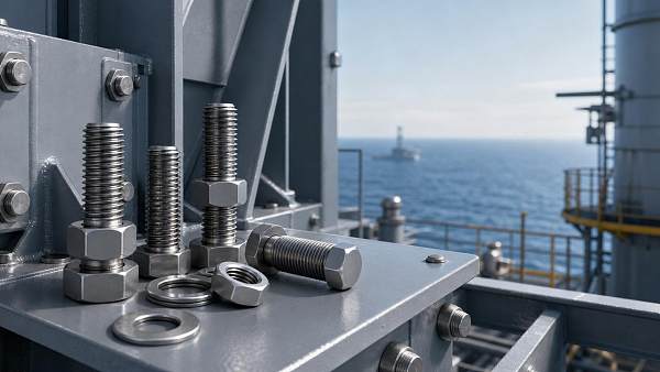 Titanium Structural Bolts Factory Options for Marine Structures