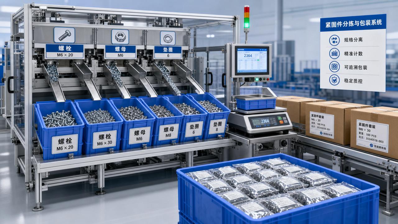 Fastener Sorting and Packing Factory: What Defines Stable Output Quality?