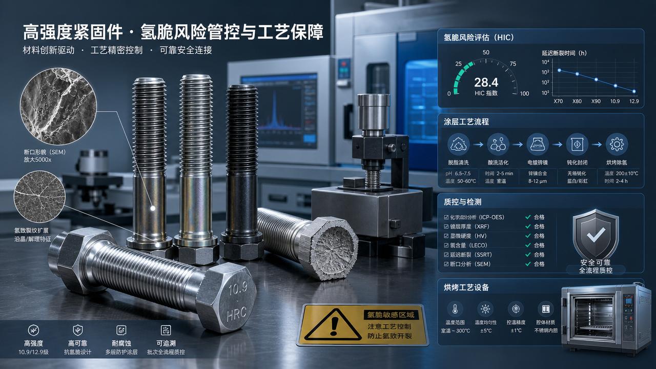 Hydrogen Embrittlement Risk Data in High-Strength Fasteners
