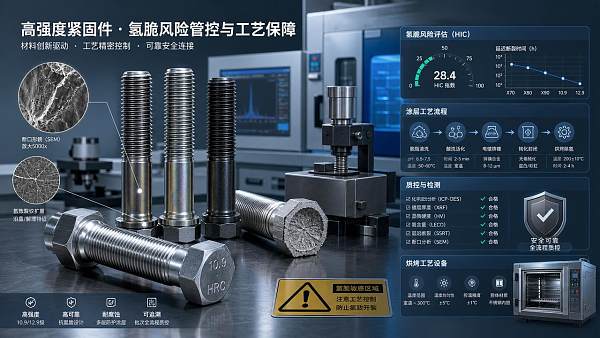 Hydrogen Embrittlement Risk Data in High-Strength Fasteners