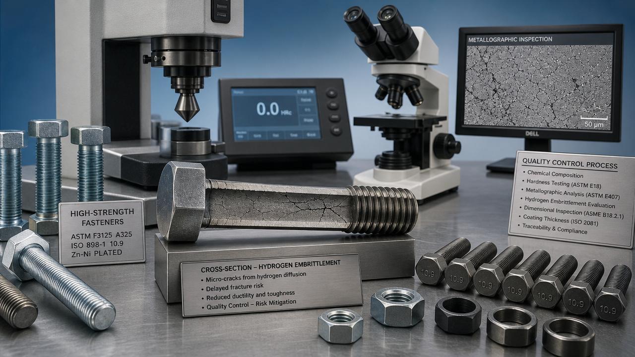 Hydrogen Embrittlement Risk Data: When Bolt Failure Becomes Likely