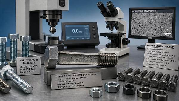 Hydrogen Embrittlement Risk Data: When Bolt Failure Becomes Likely