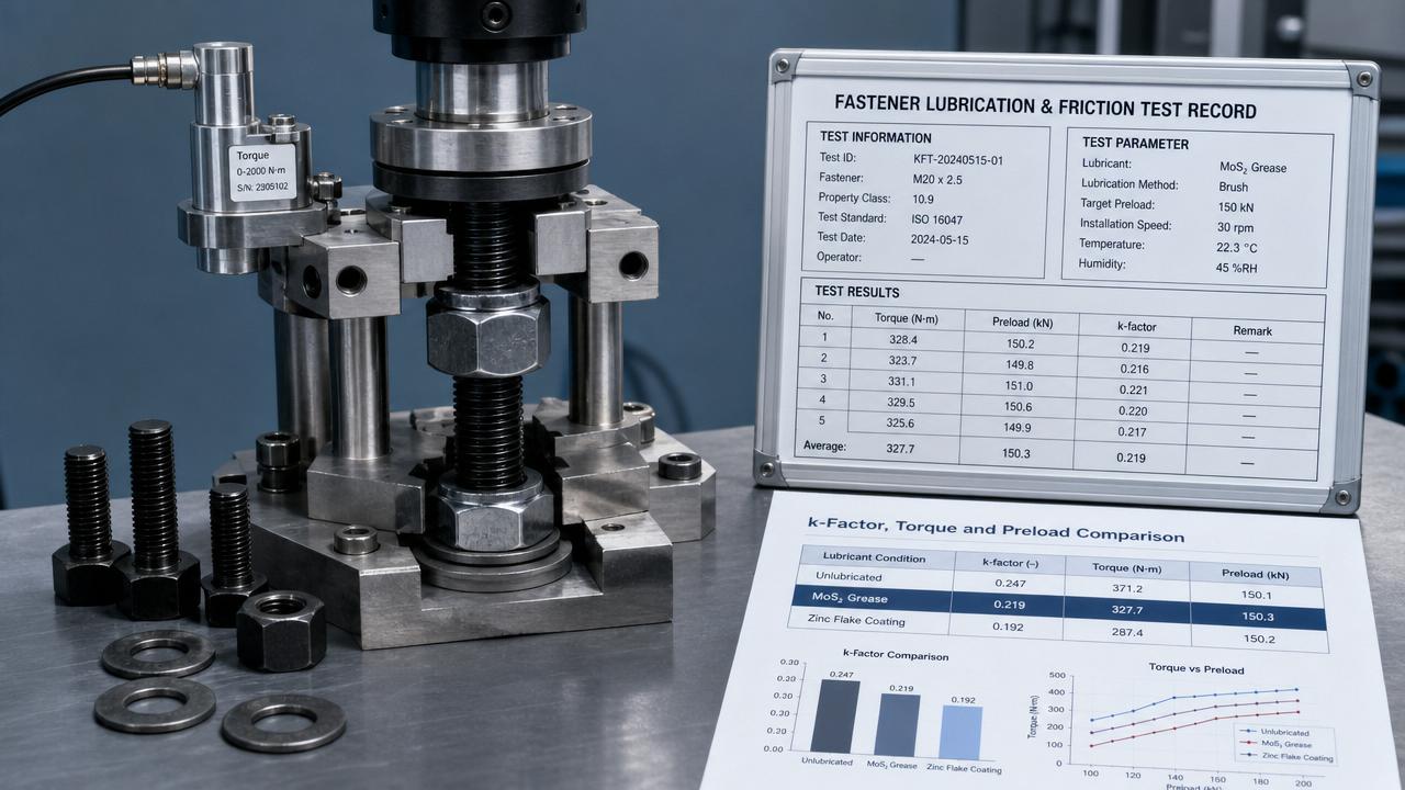 K-Factor for Lubrication Benchmarks: How to Compare Test Results
