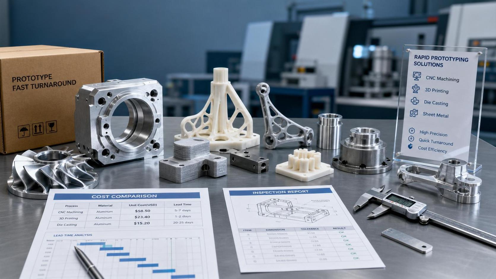 Rapid Prototyping Manufacturers: Cost vs Lead Time