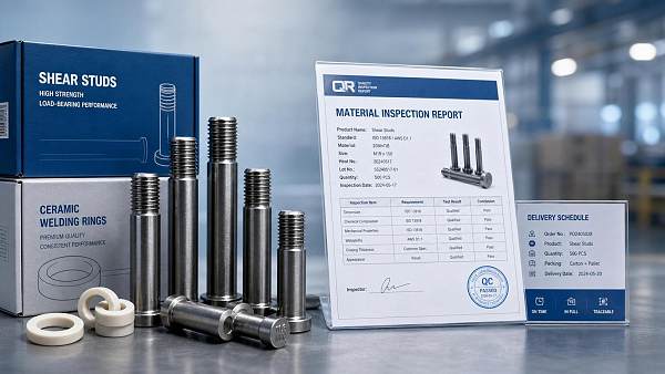 Shear Studs Manufacturer Checklist: Load Capacity, Compliance, and Lead Time