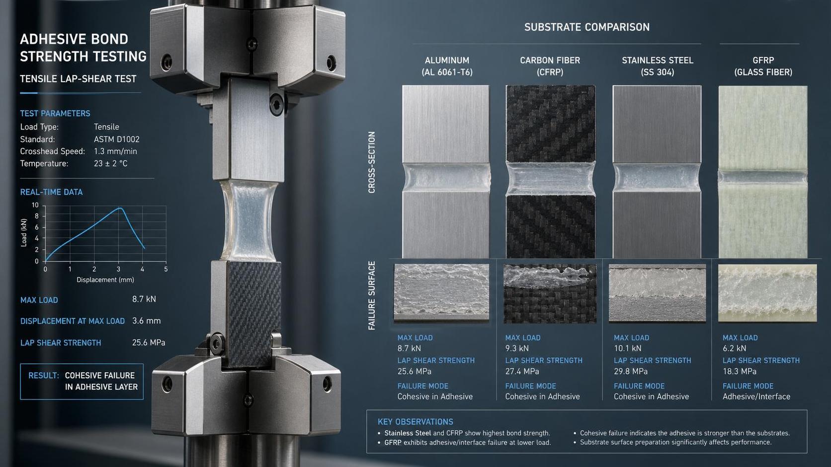 Adhesive Tensile Strength Comparison: What Really Affects Joint Failure