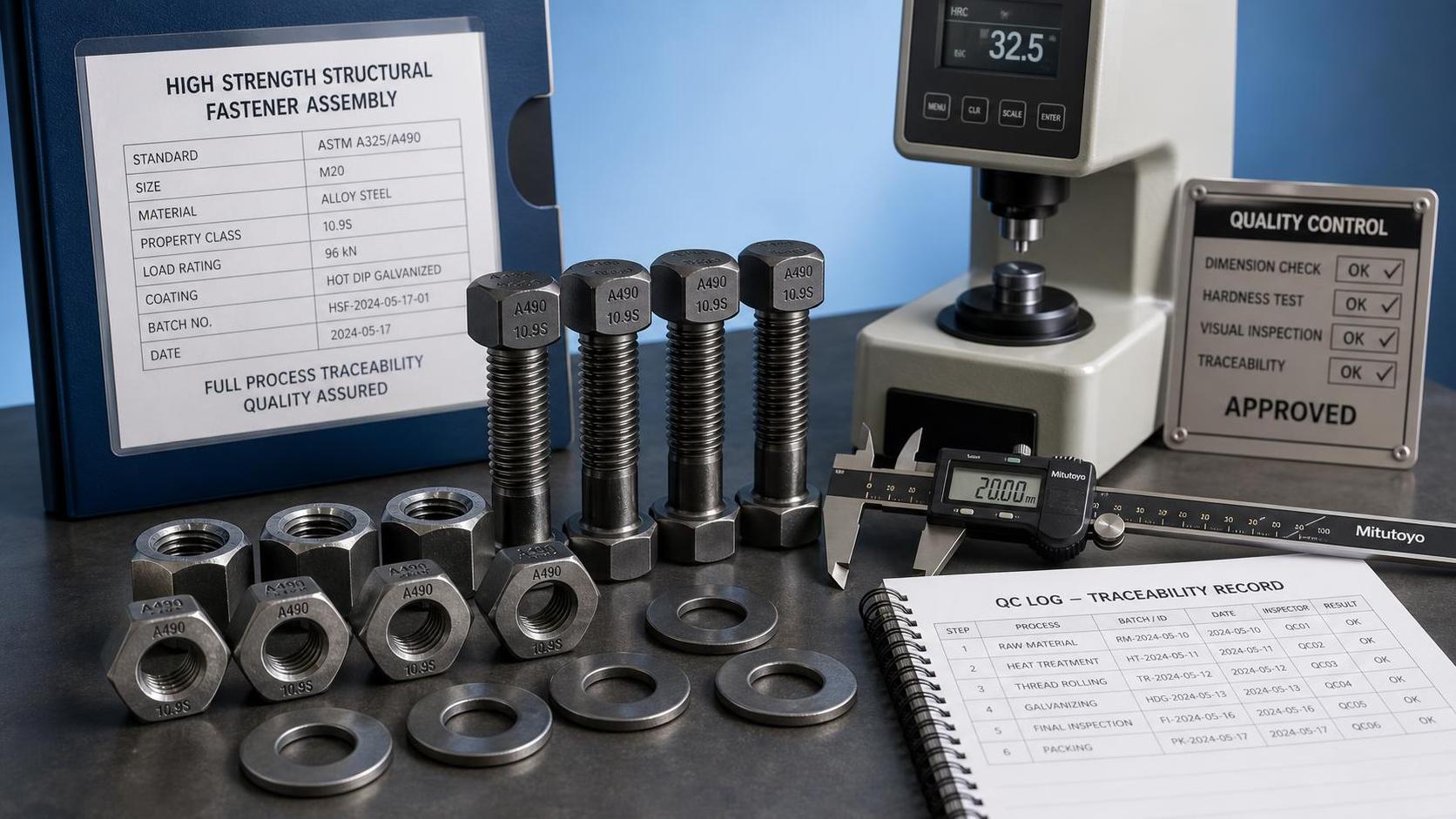 How to Evaluate a Structural Nut Supplier for Load Ratings and Traceability