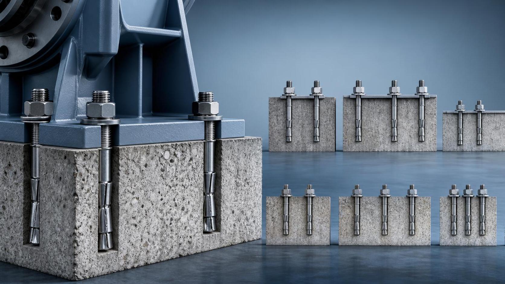 How to Choose Wedge Anchors for Machinery Based on Load and Base Material
