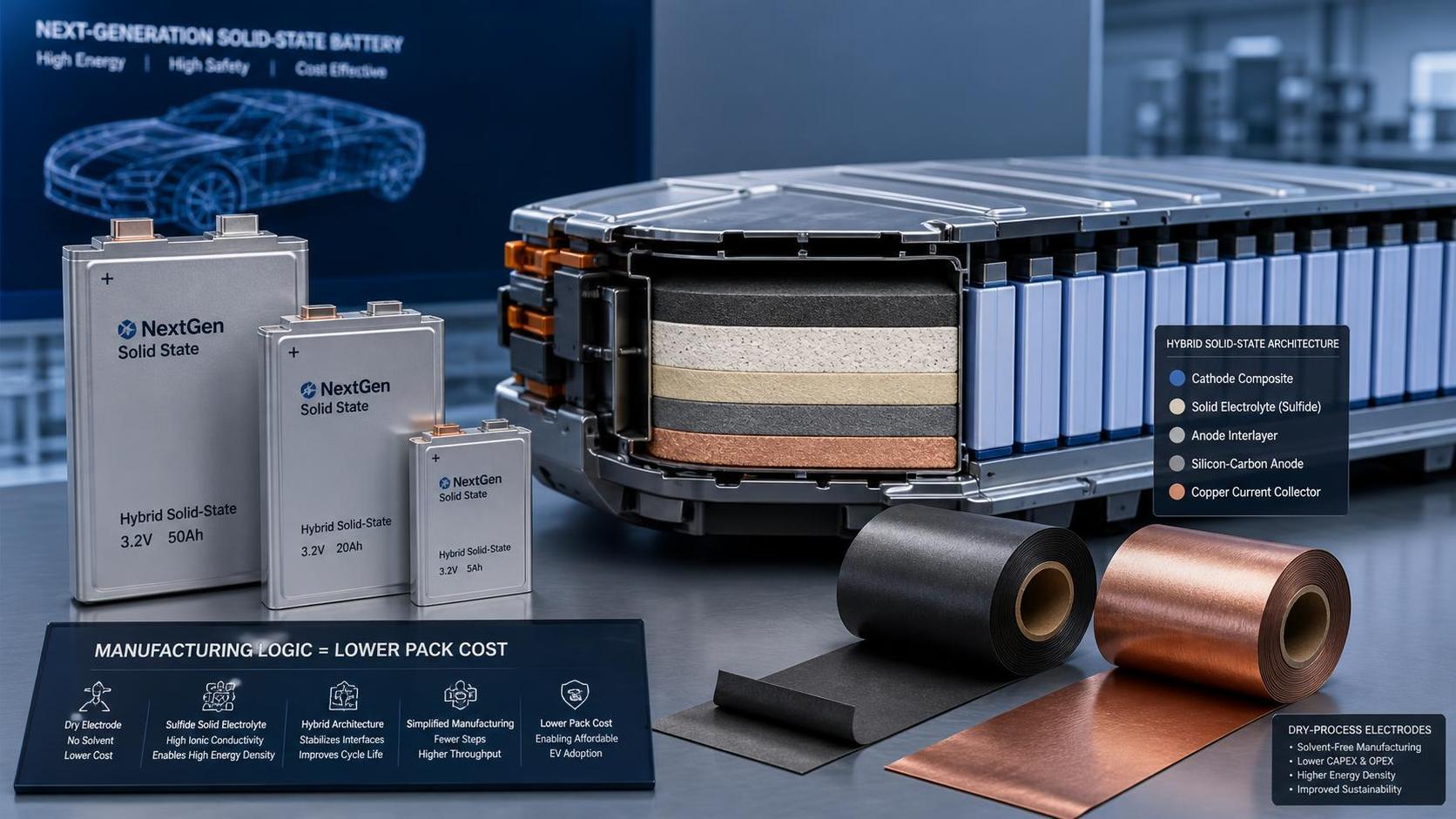 Which solid-state battery breakthroughs could lower EV pack costs first